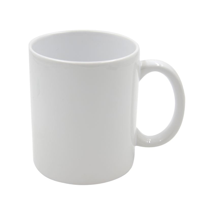 11oz White Polymer Mug