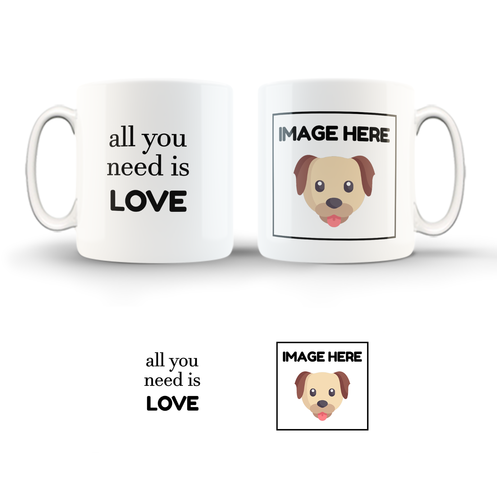 Personalised Dog Mug/Cup/Love/DogLove